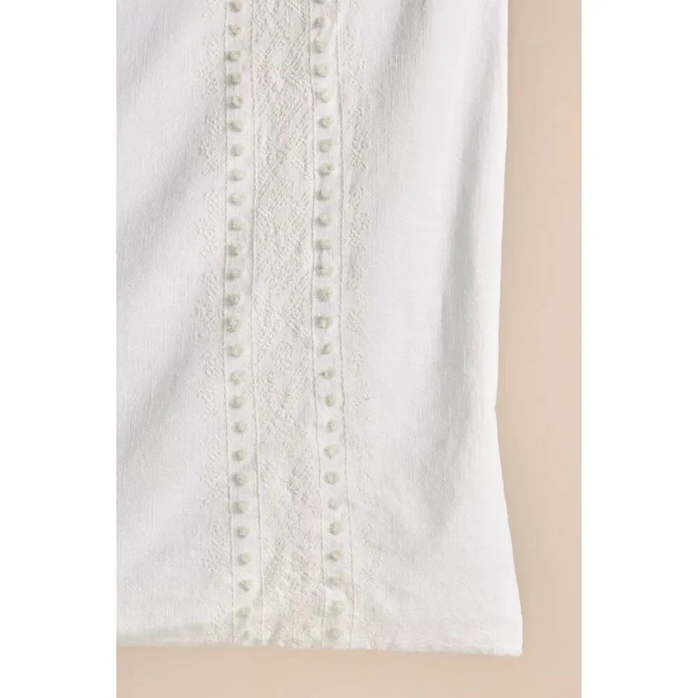 New Anthropologie Embroidered Livia Duvet Cover size Twin